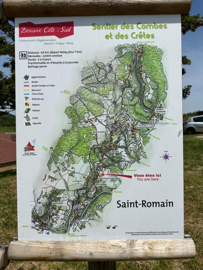 Gite Les Roches : Maison De Caractere Pour 15 Personnes Saint-Romain  Extérieur photo